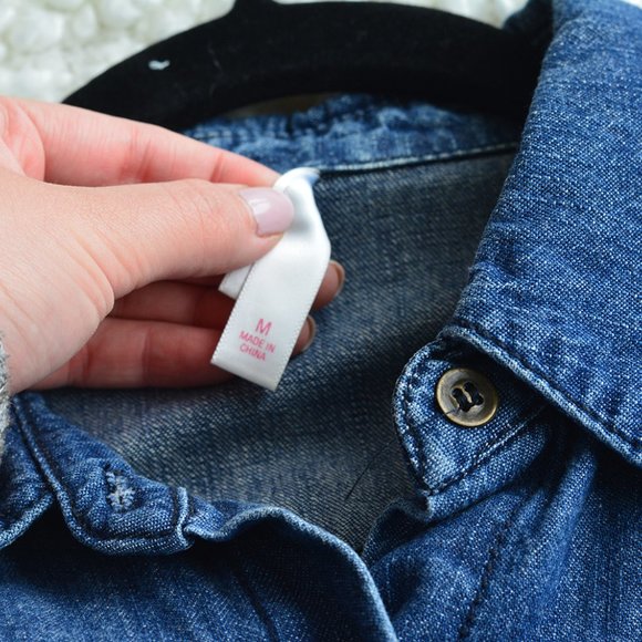 3/$30 - Target Ombre Denim Shirt - Picture 5 of 6